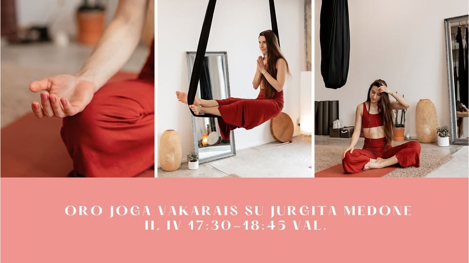 Aerial Yoga für Frauen mit Jurgita Medone