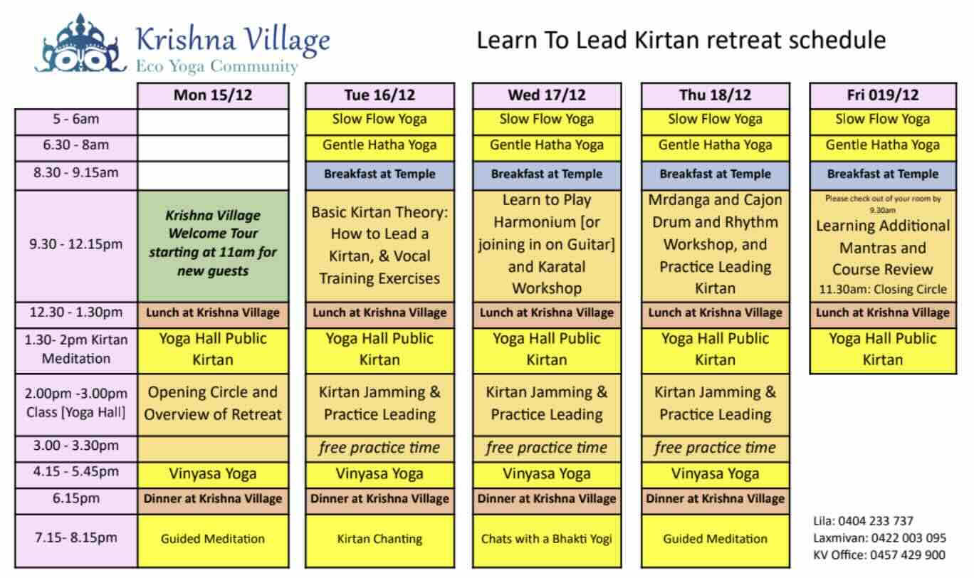 'Kirtan leiten lernen' Immersion