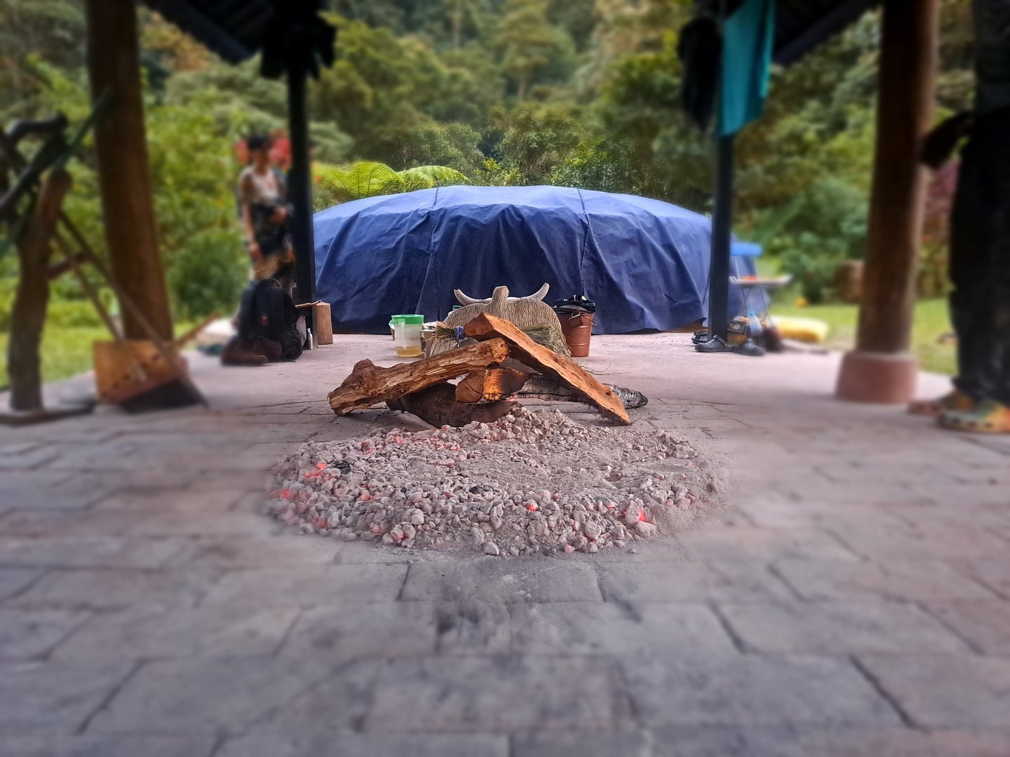 San Pedro Temazcal-Zeremonie im Hayulima, Naturreservat