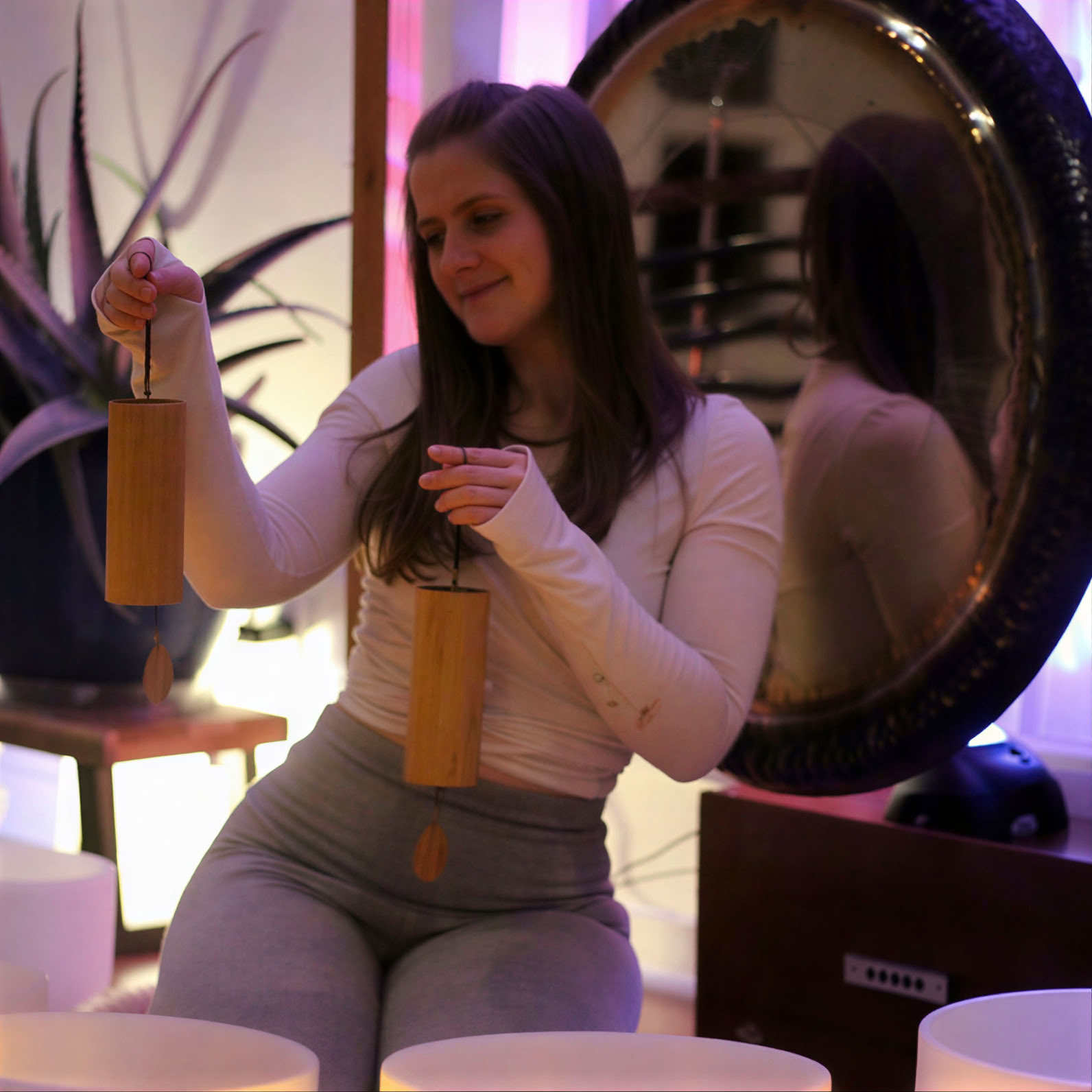 Sound-Healing-Zeremonie mit Grace