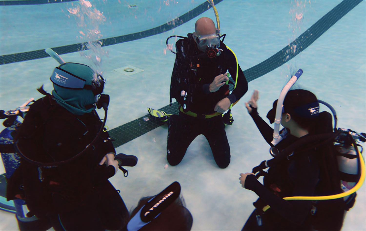 Open-Water-Sporttaucher