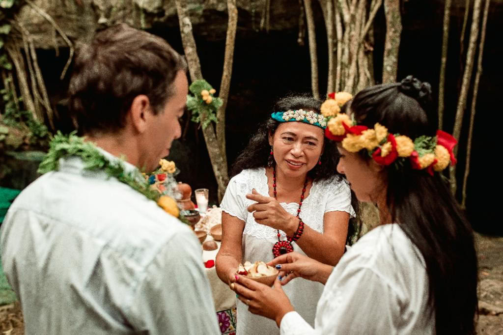Traditionelle Maya-Hochzeitszeremonie