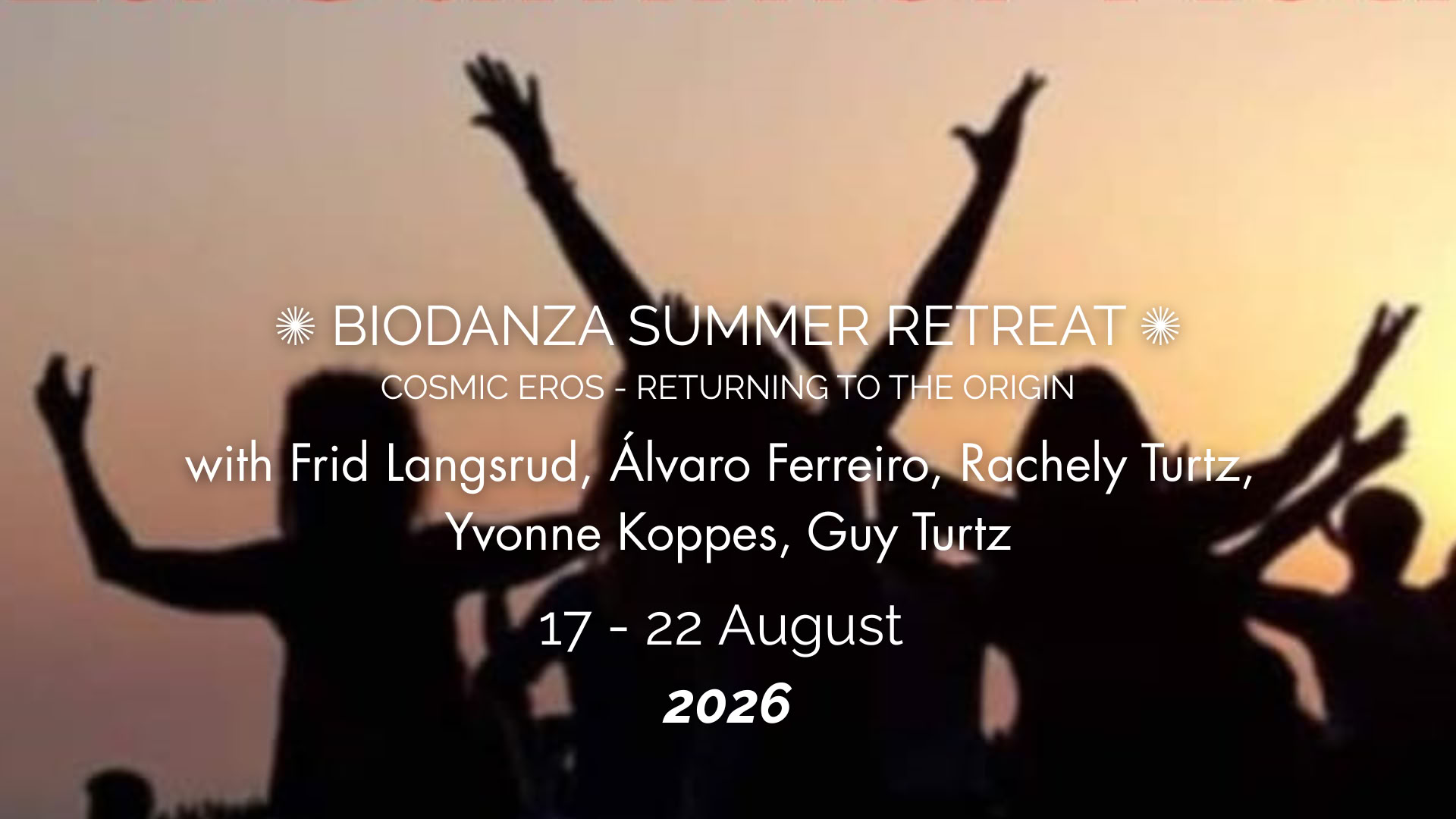 BIODANZA SOMMER RETREAT