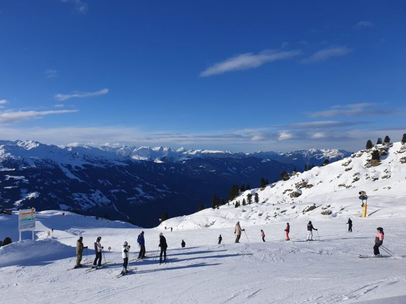 Fasten im Schnee