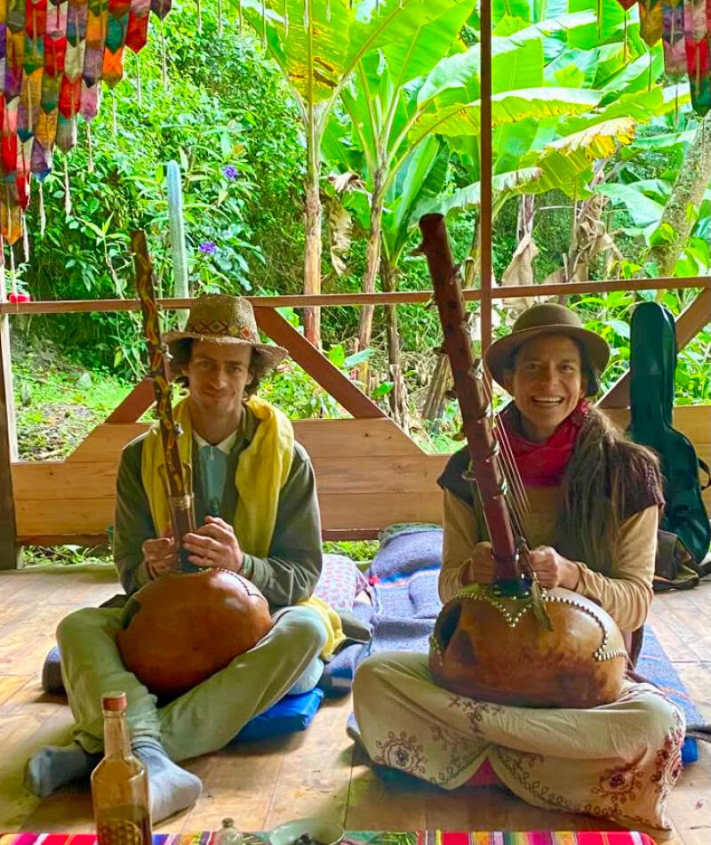 Traditionelle Ayahuasca-Zeremonie