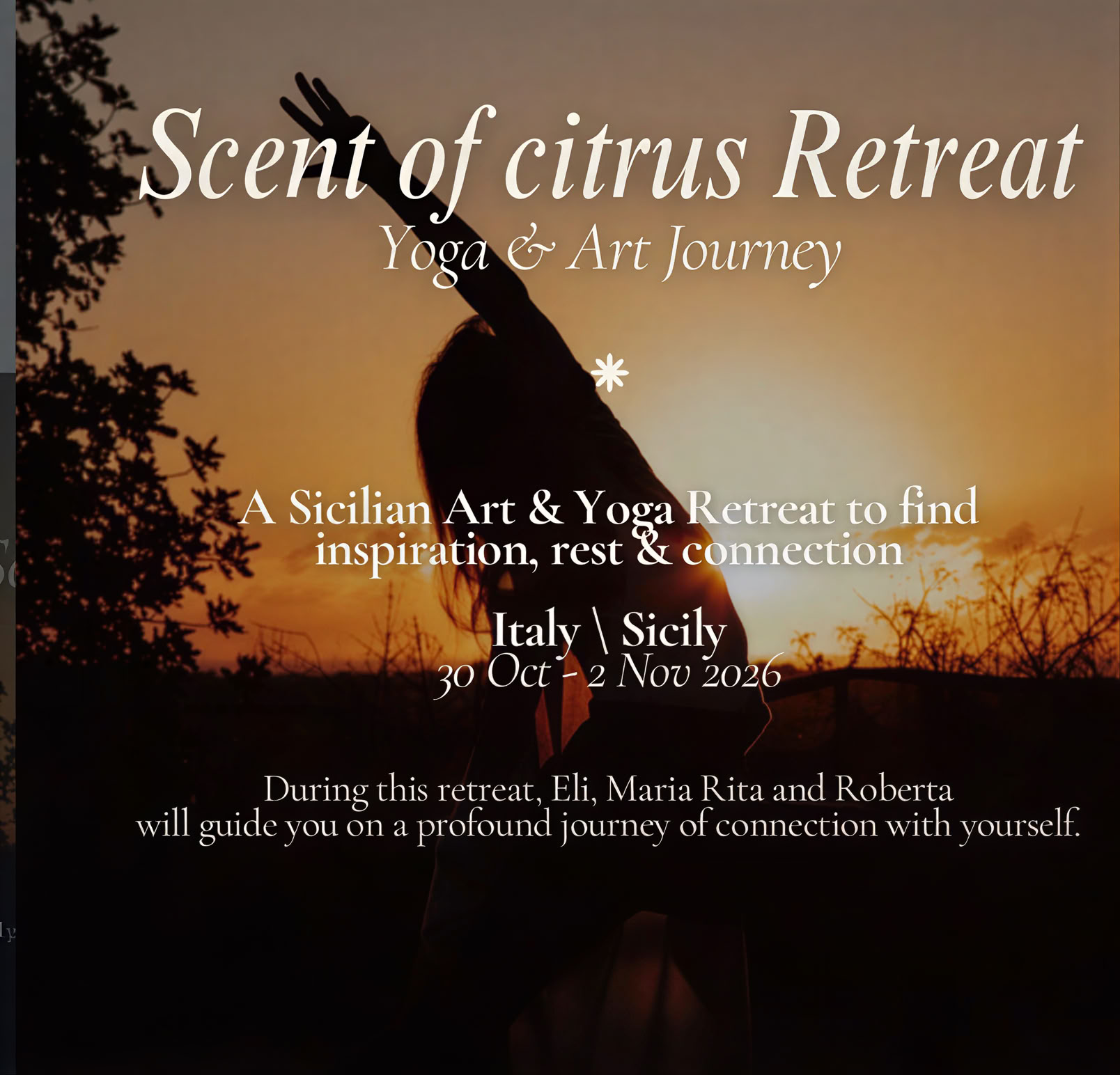 Scent of citrus Retreat – yoga&art Reise