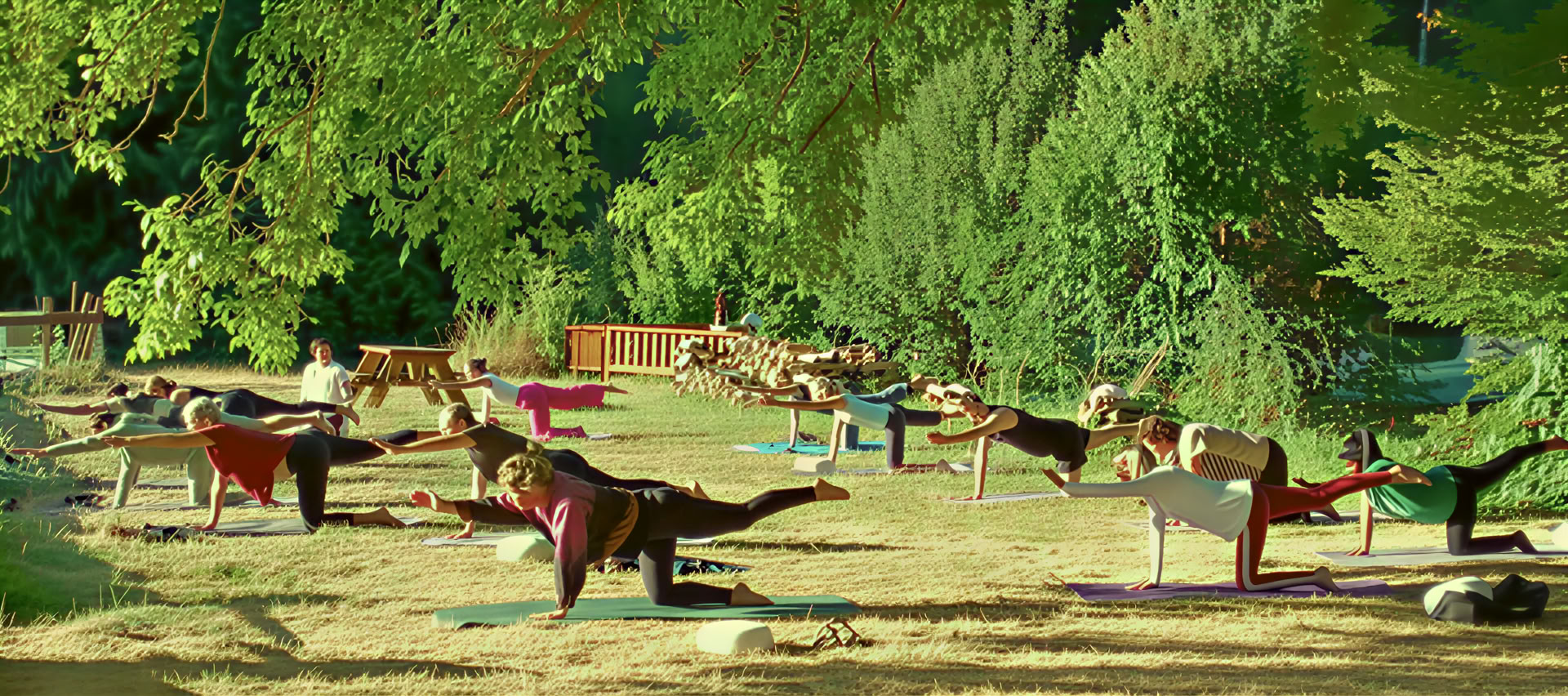 Yoga und Gehmeditation