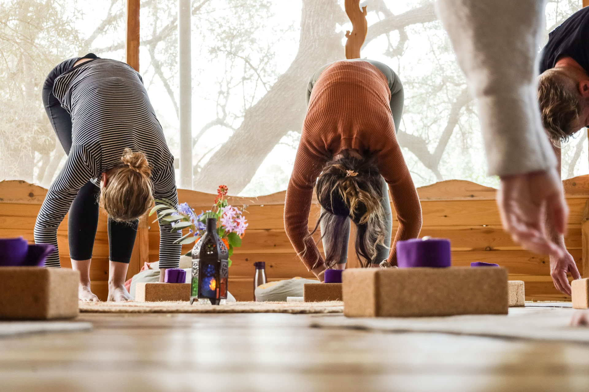 Yoga-Challenge im Freien Retreat für Männer