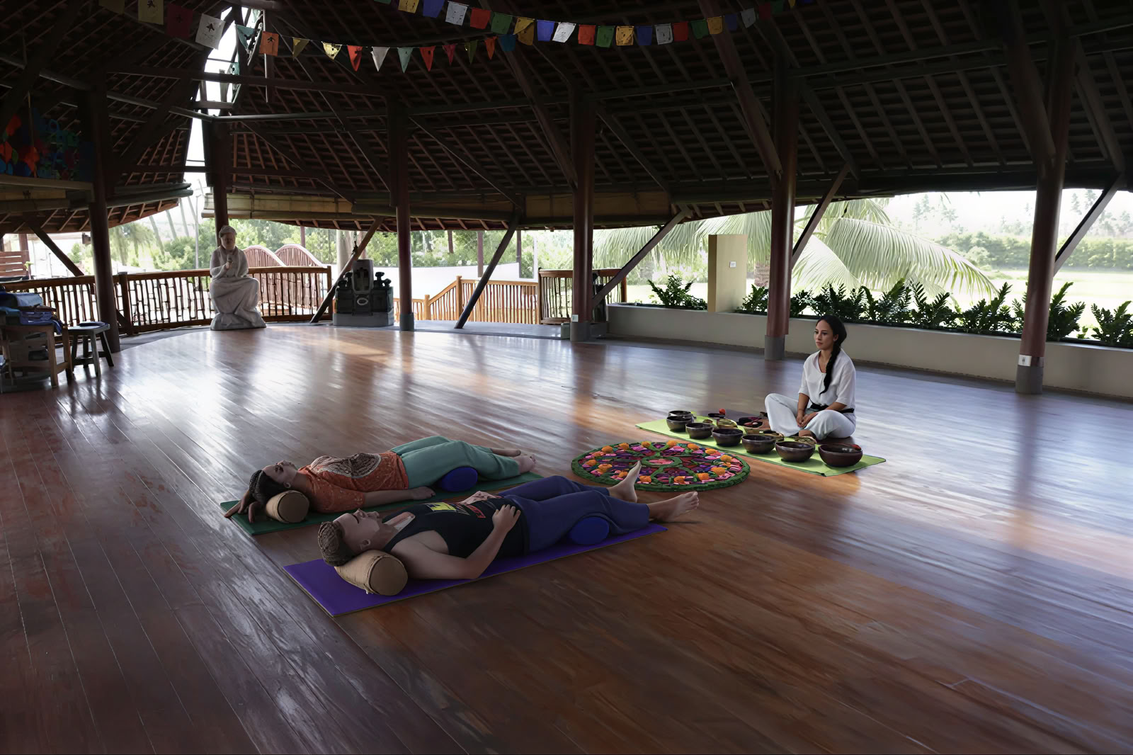 Yoga-Erholungs-Auszeit