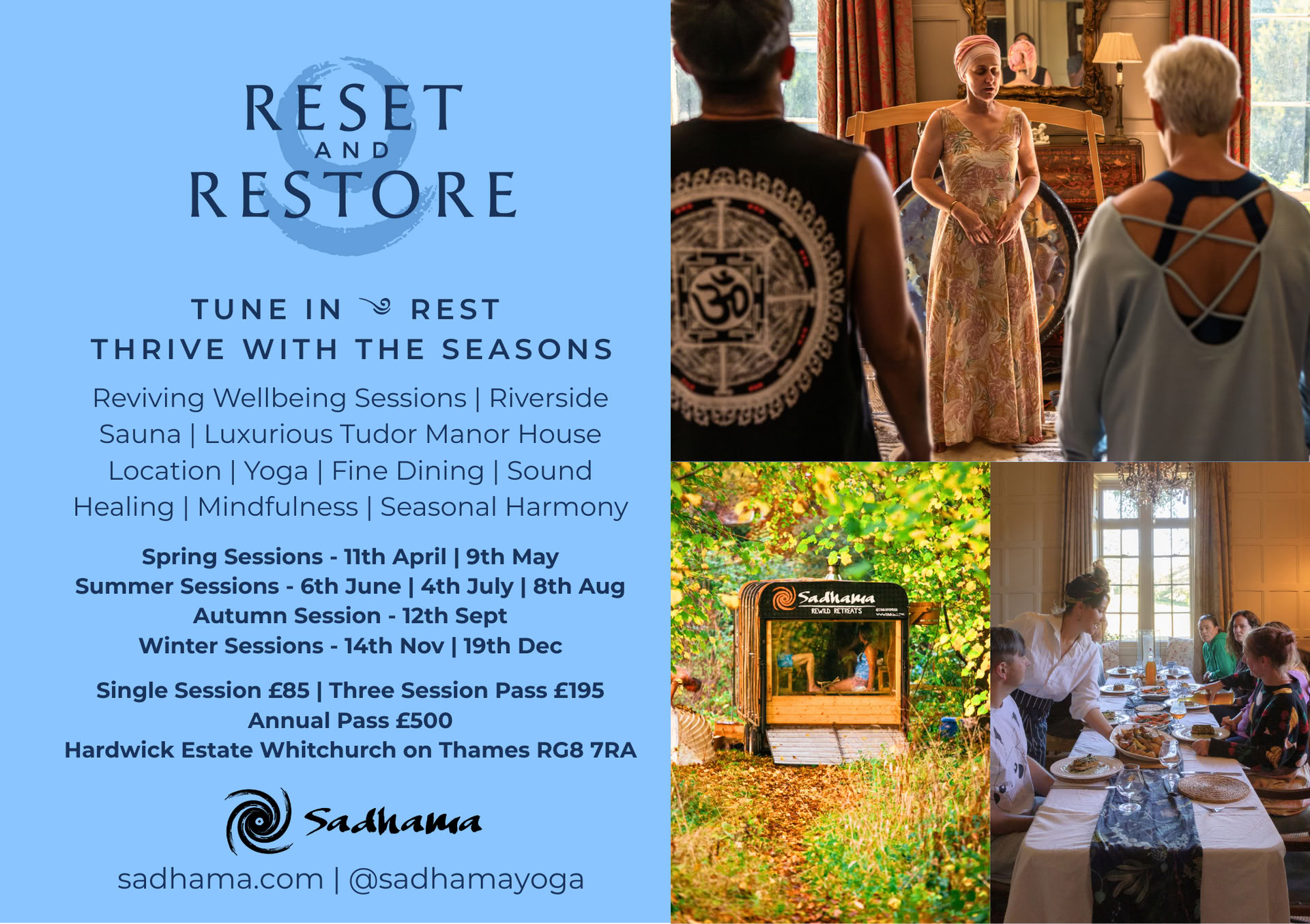 Reset und Wiederherstellen – Twilight Supper Club Retreats