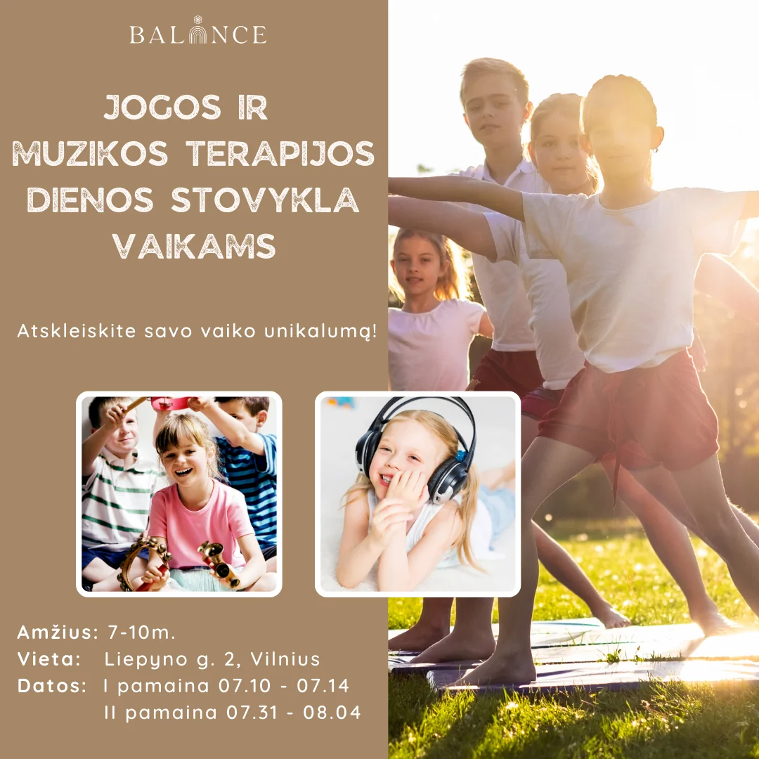 Yoga- und Musiktherapie-Tagercamp für Kinder – 07.31 - 08.04 (Kotryna und Laura)