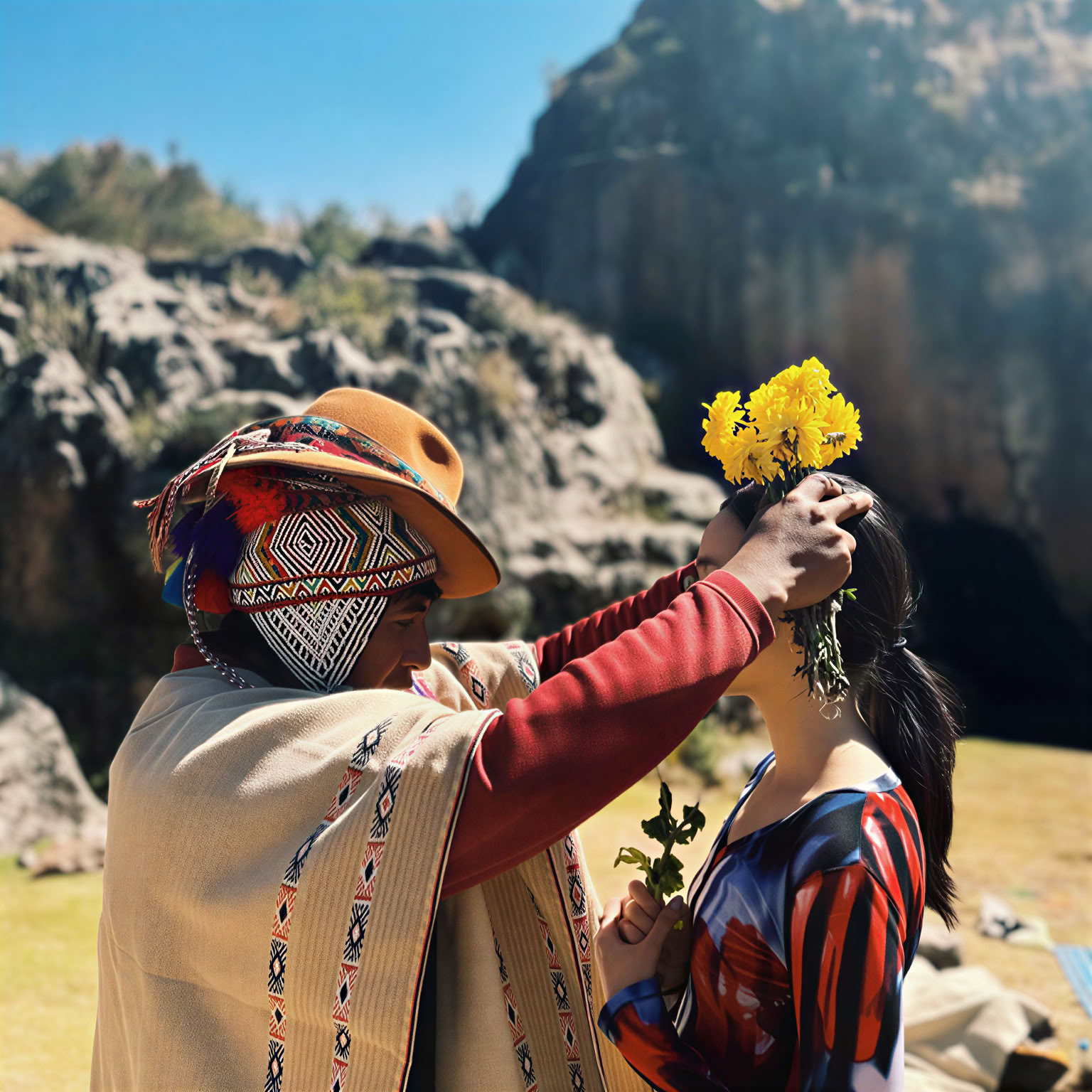 4-tägige spirituelle Lares-Trekkingtour nach Machu Picchu mit Schamane