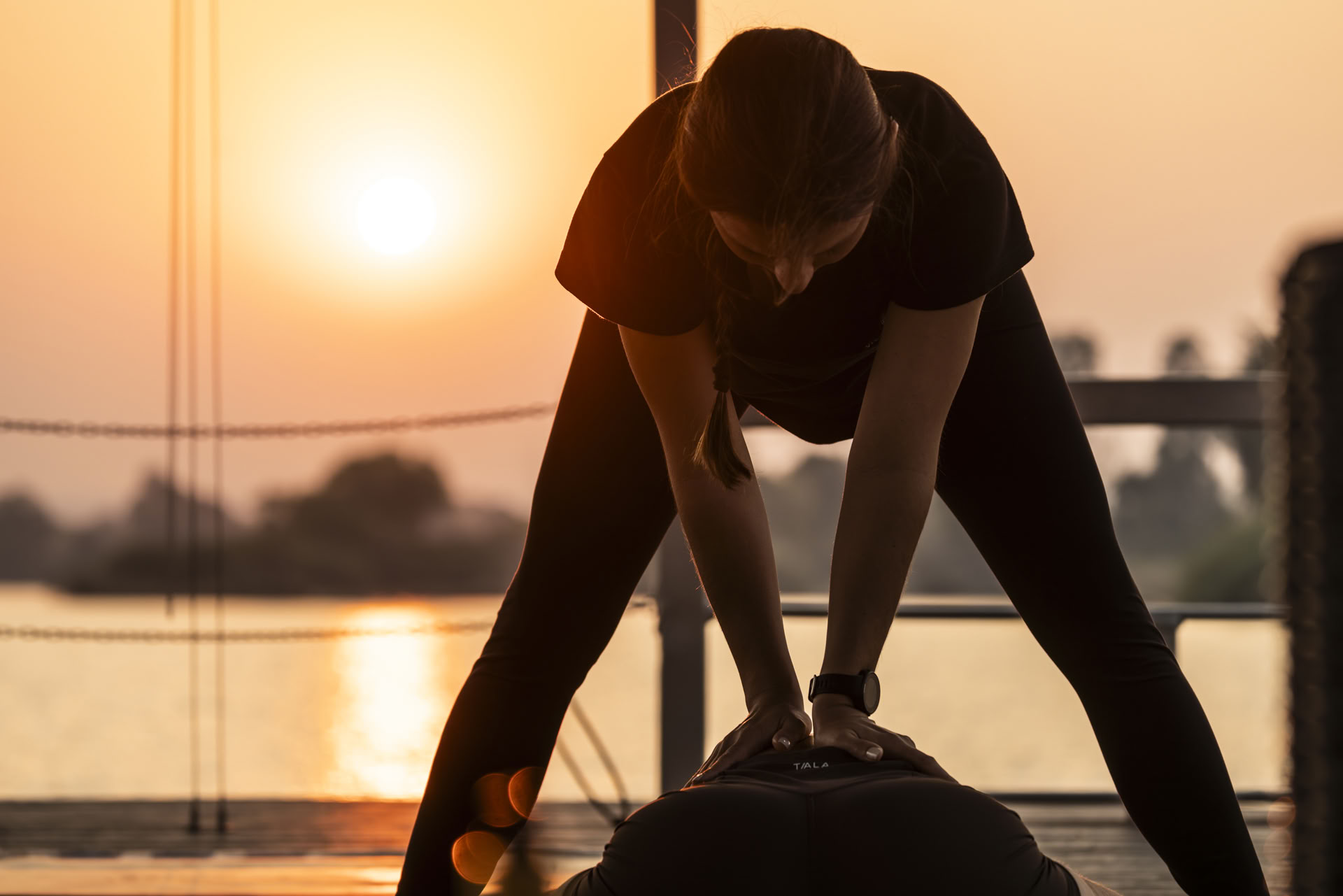 Yoga am Zambezi
