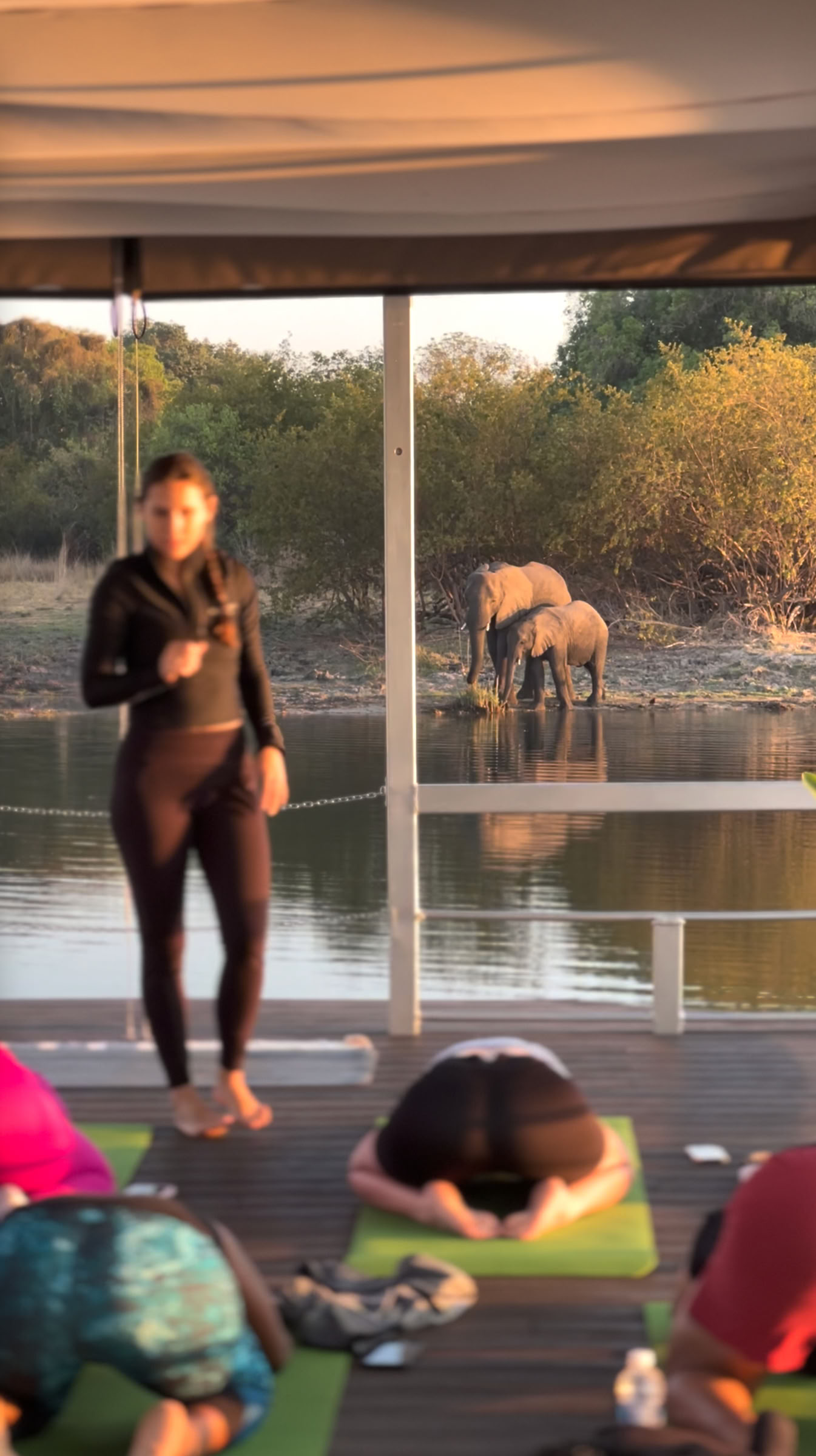 Yoga am Zambezi