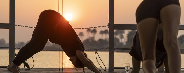 Yoga am Zambezi