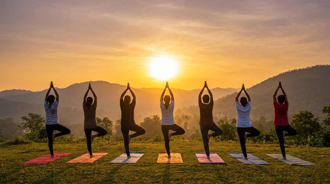 Kurs 7 Tage Anfänger Yoga Retreat