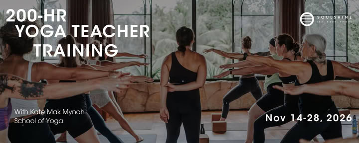 200-Stunden Soulshine Signature Yogalehrer-Ausbildung | BALI, INDONESIEN