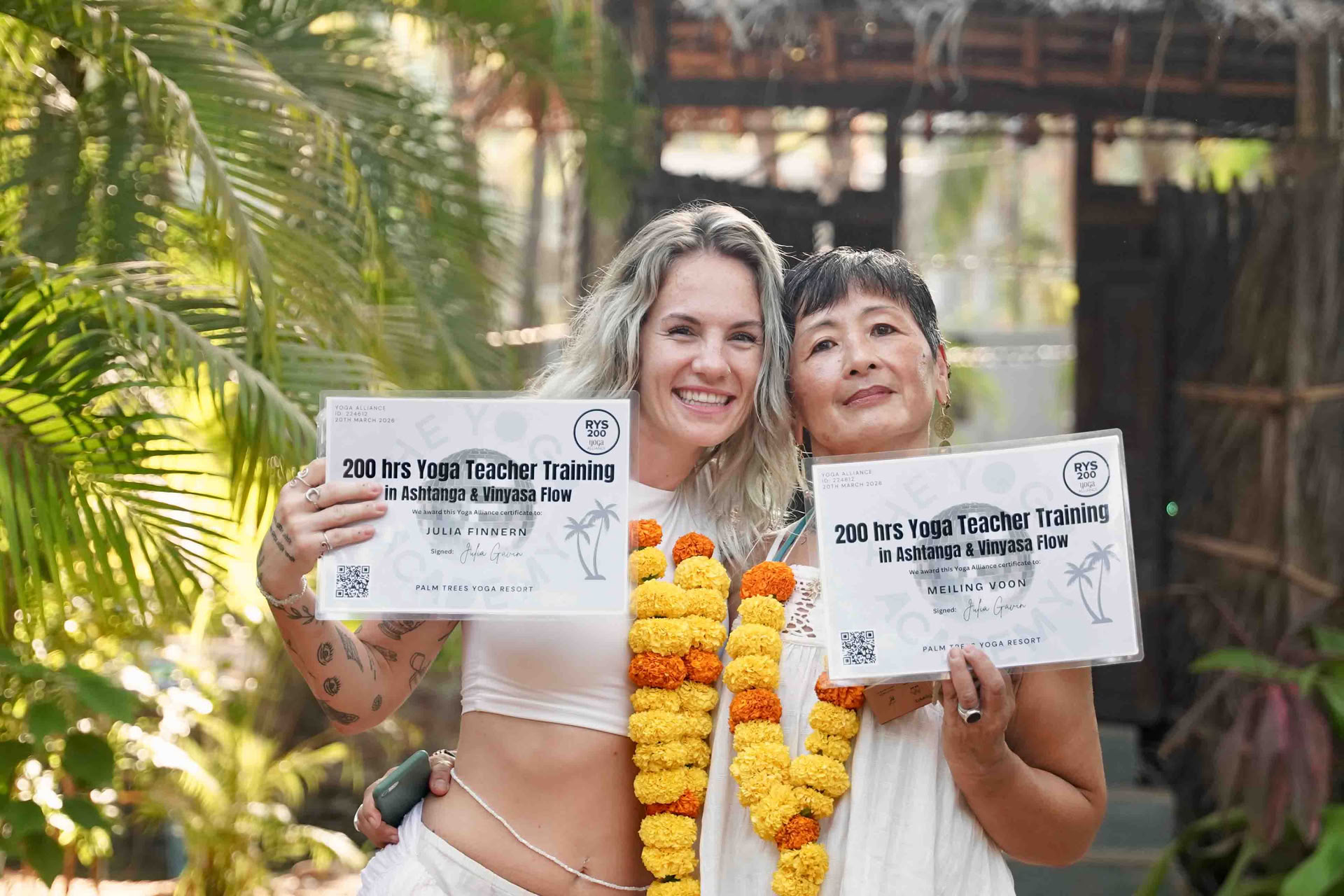 200-Stunden-Yoga-Lehrerausbildung Goa Indien