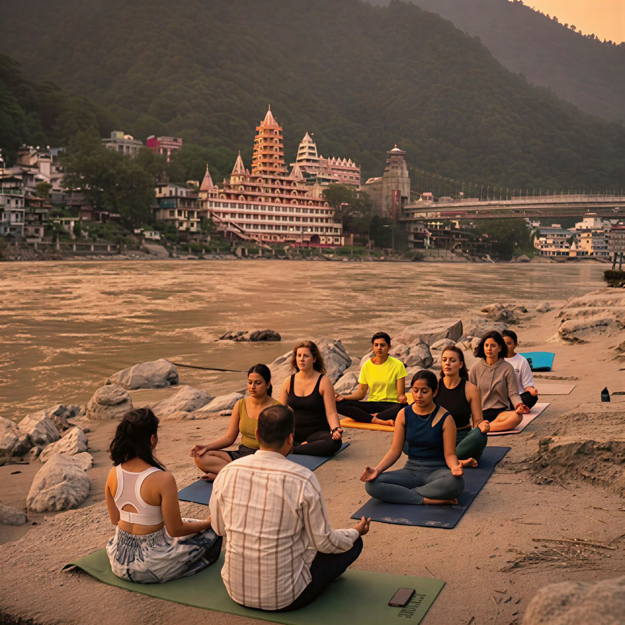 100-Stunden-Yoga-Lehrerausbildung in Indien