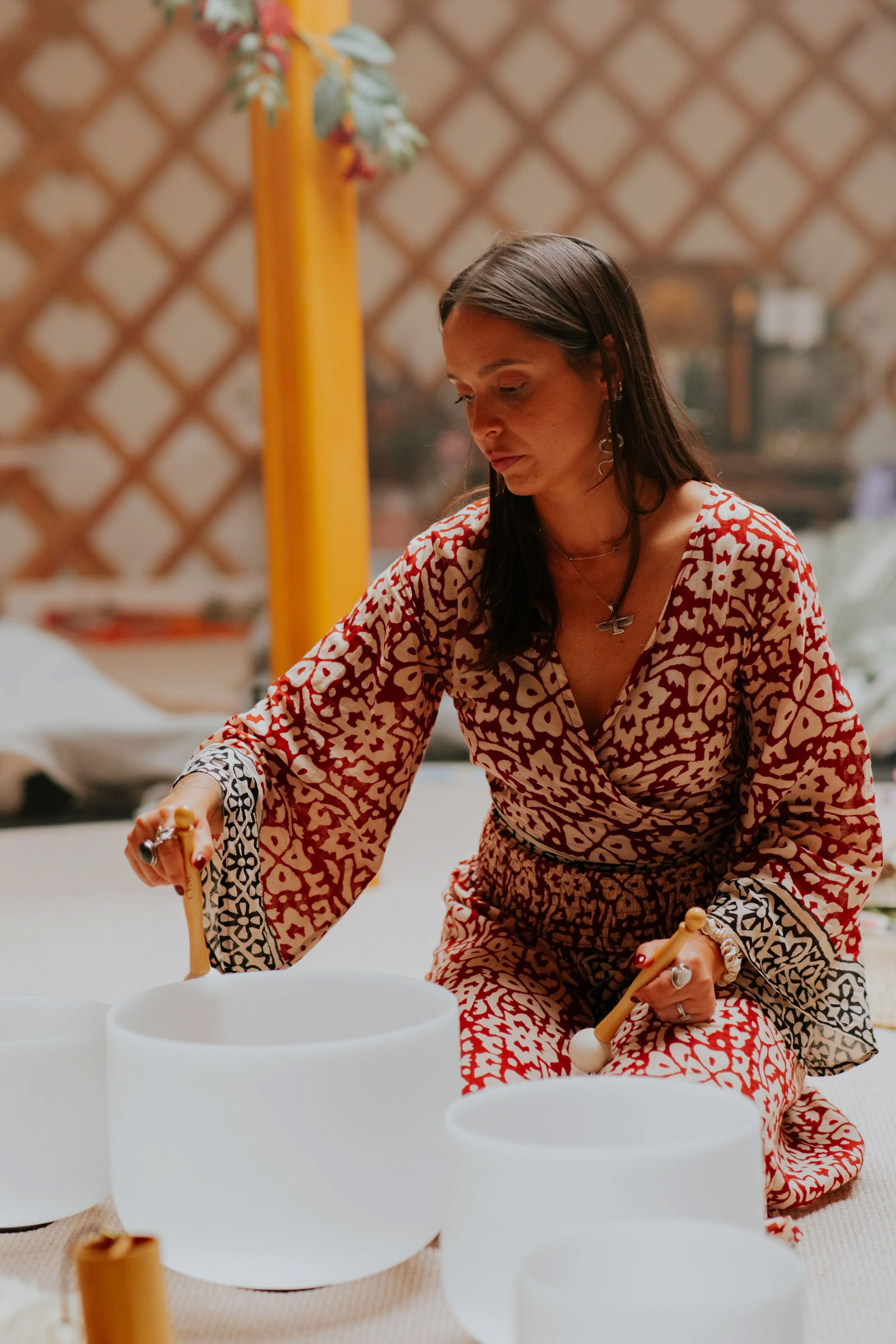 Soundtherapie & Sound Baths Intime Gruppensitzungen