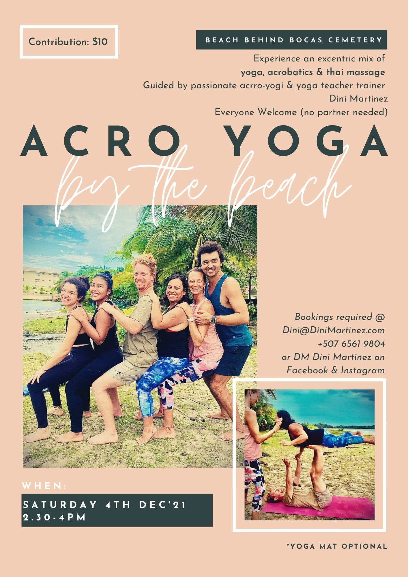 Acro Yoga in Bocas
