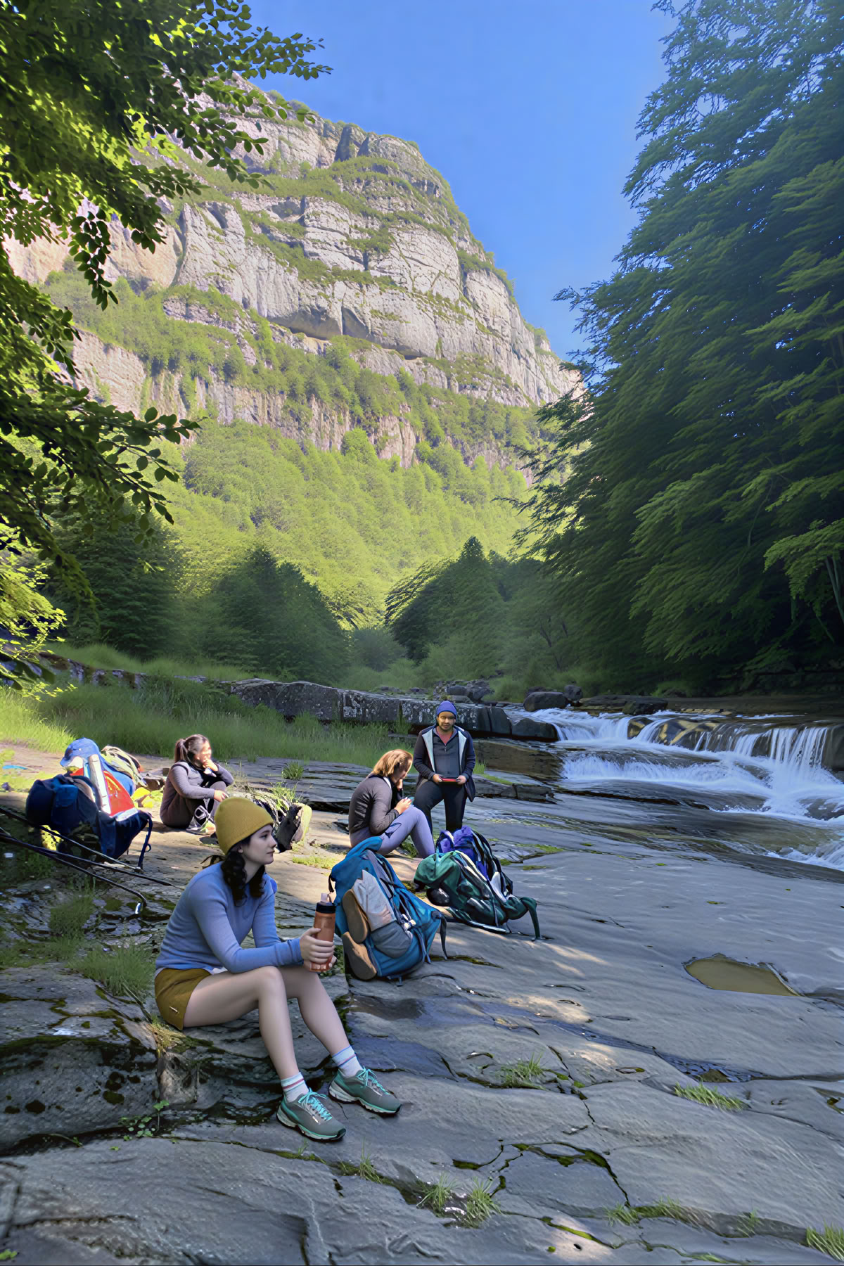Meditative Pilgerreise: Langes Trekking- und Yoga-Retreat