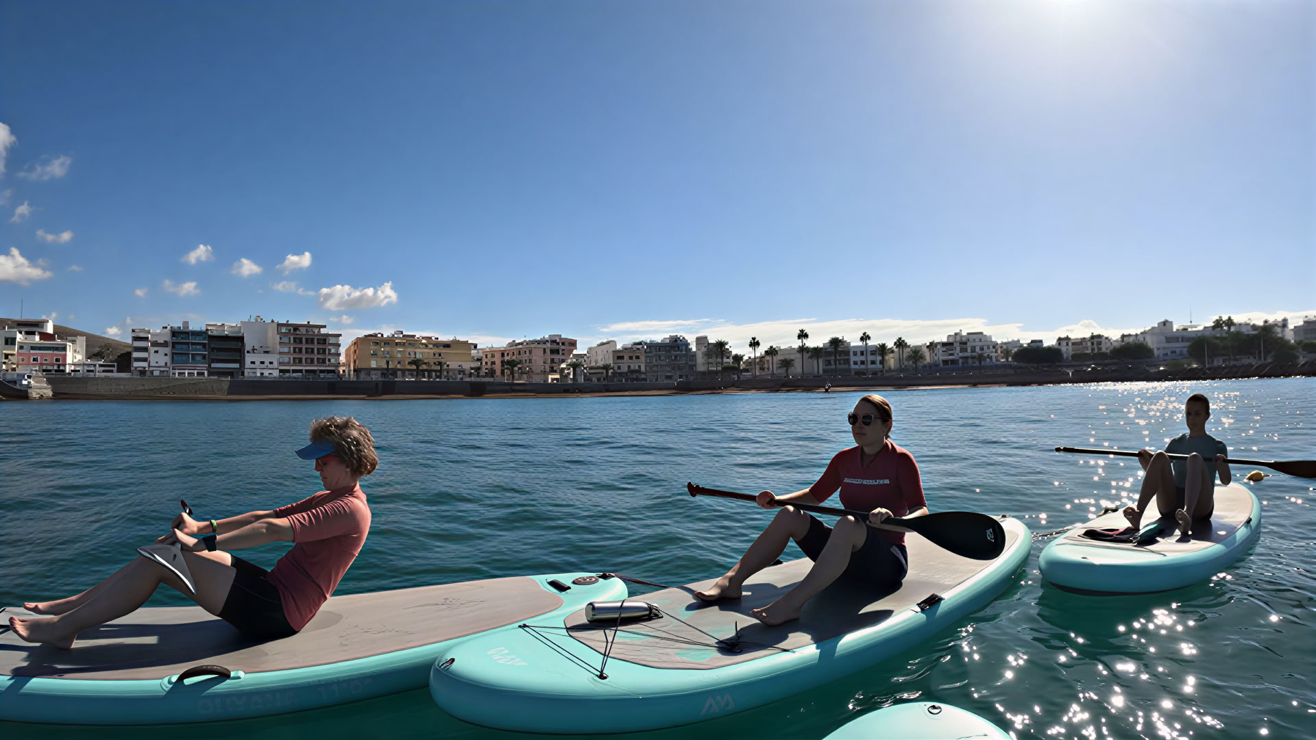 SUP Fit Yoga auf Gran Canaria