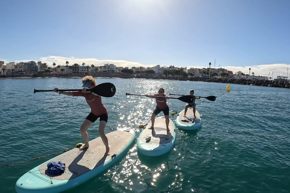 SUP Fit Yoga auf Gran Canaria