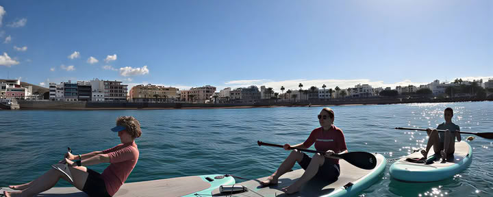 SUP Fit Yoga auf Gran Canaria