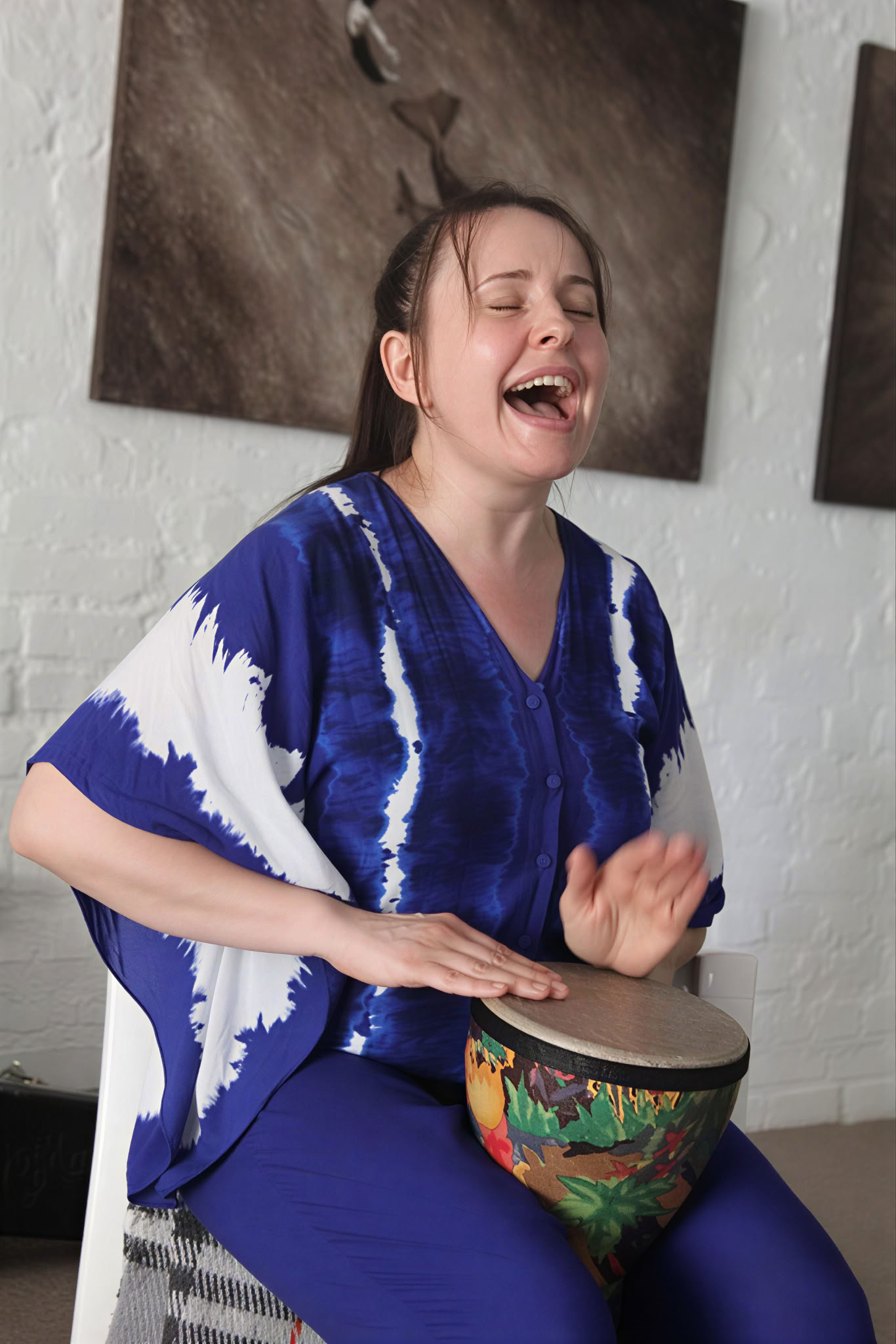 Samstag Vormittag: Rhythmus und Trommeln mit Kiran