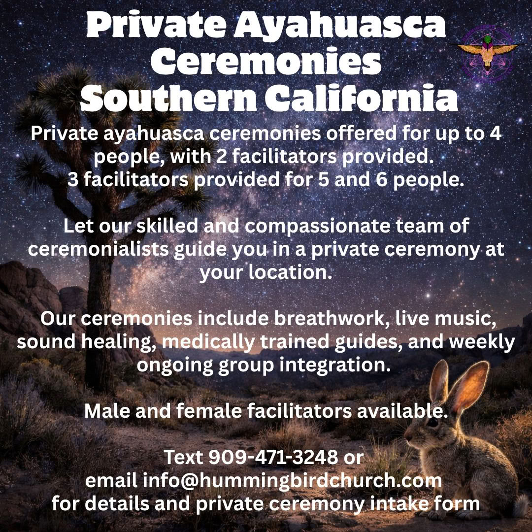 Private Ayahuasca-Zeremonien in Südkalifornien