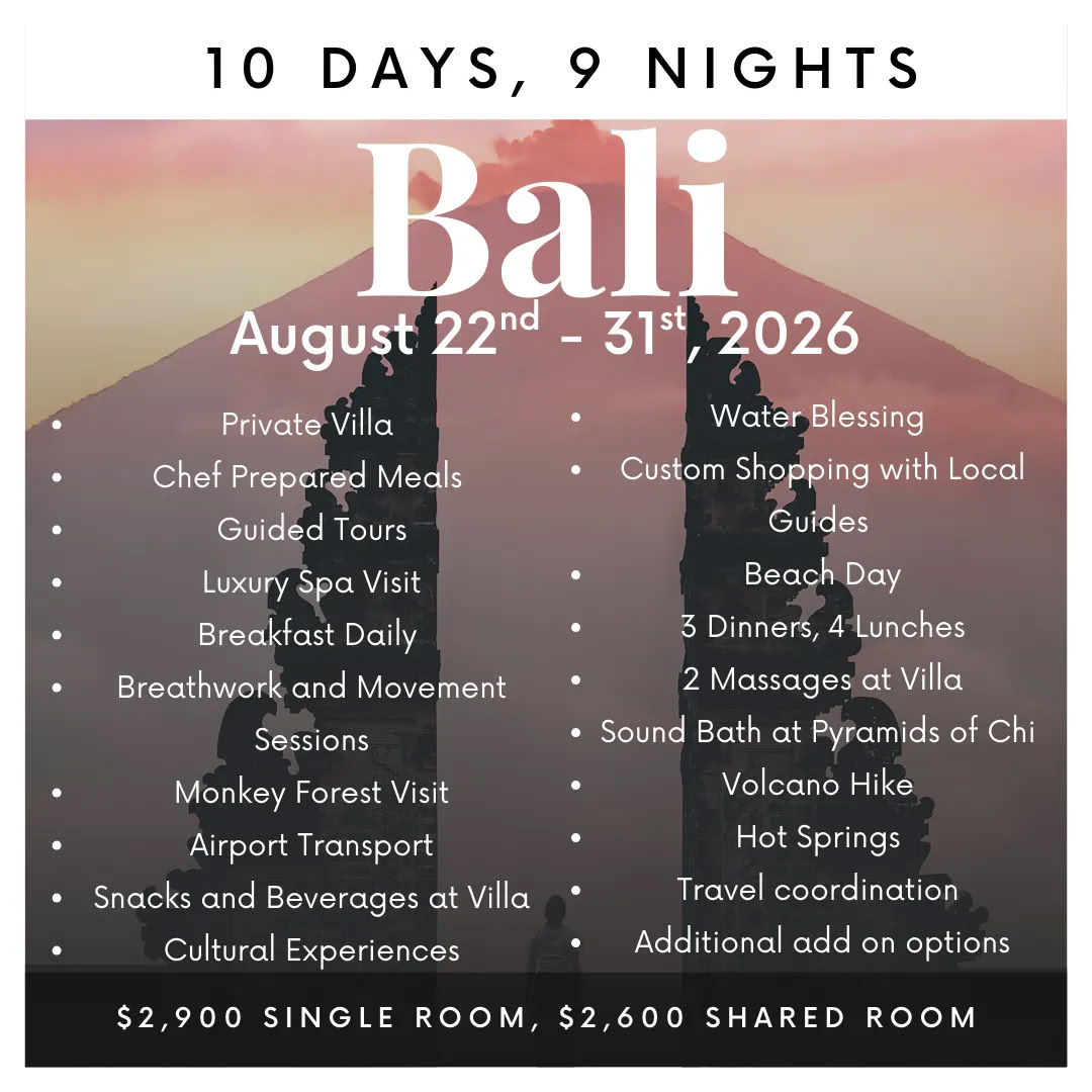 Bali-Reise - 22. - 31. August 2026