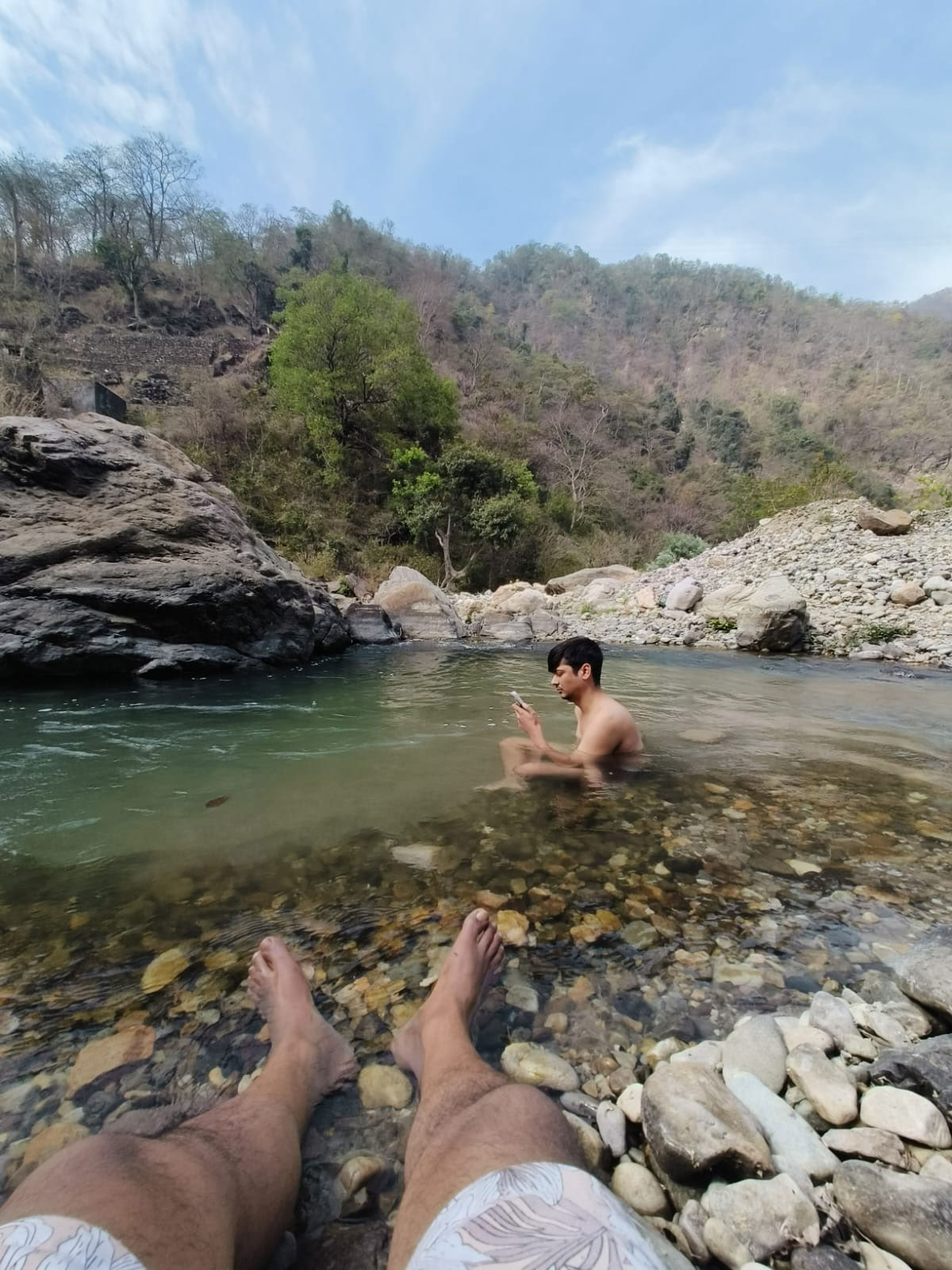 Fluss-Retreat