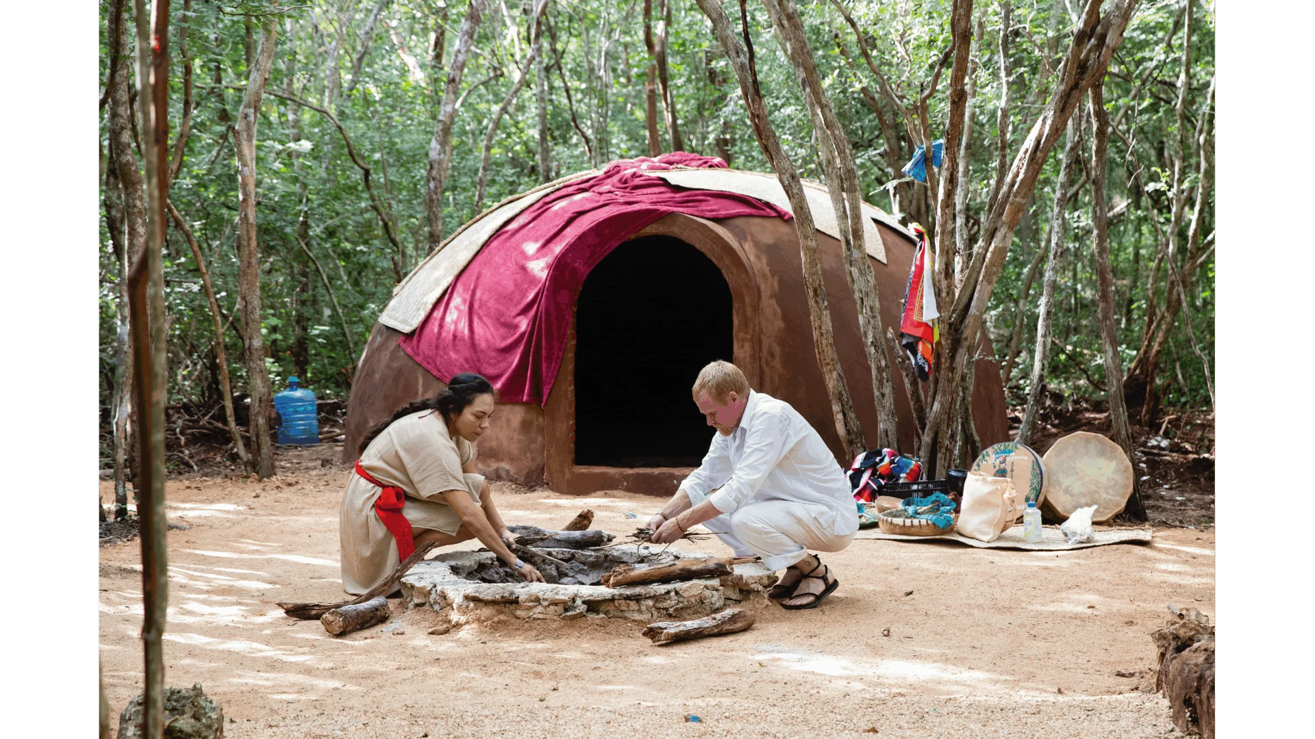Wasser und Feuer – Cenote und Temazcal