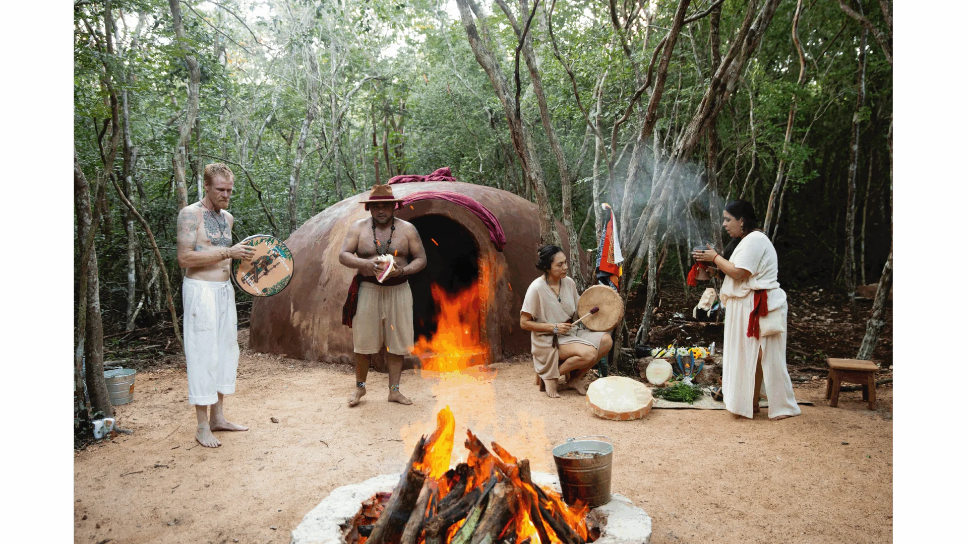 Wasser und Feuer – Cenote und Temazcal