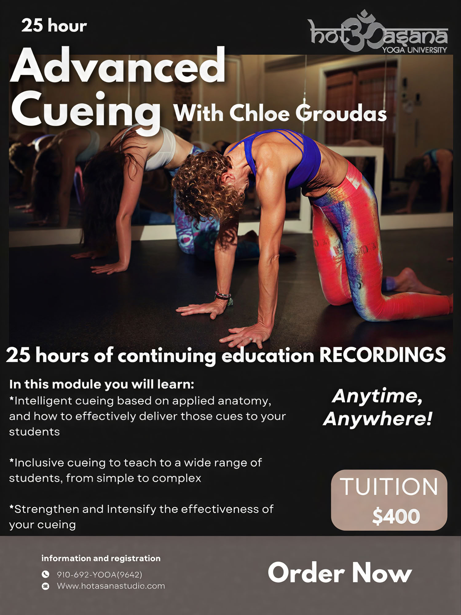 25 Stunden | Fortgeschrittenes Patterning & Kreative Sequenzierung | bei Love More Hot Yoga