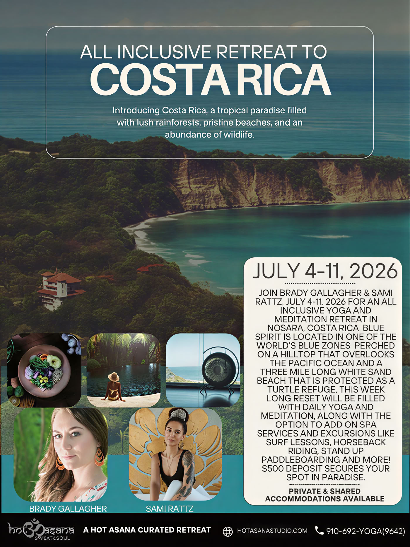 Costa Rica Retreat mit Brady Gallagher & Sami Rattz