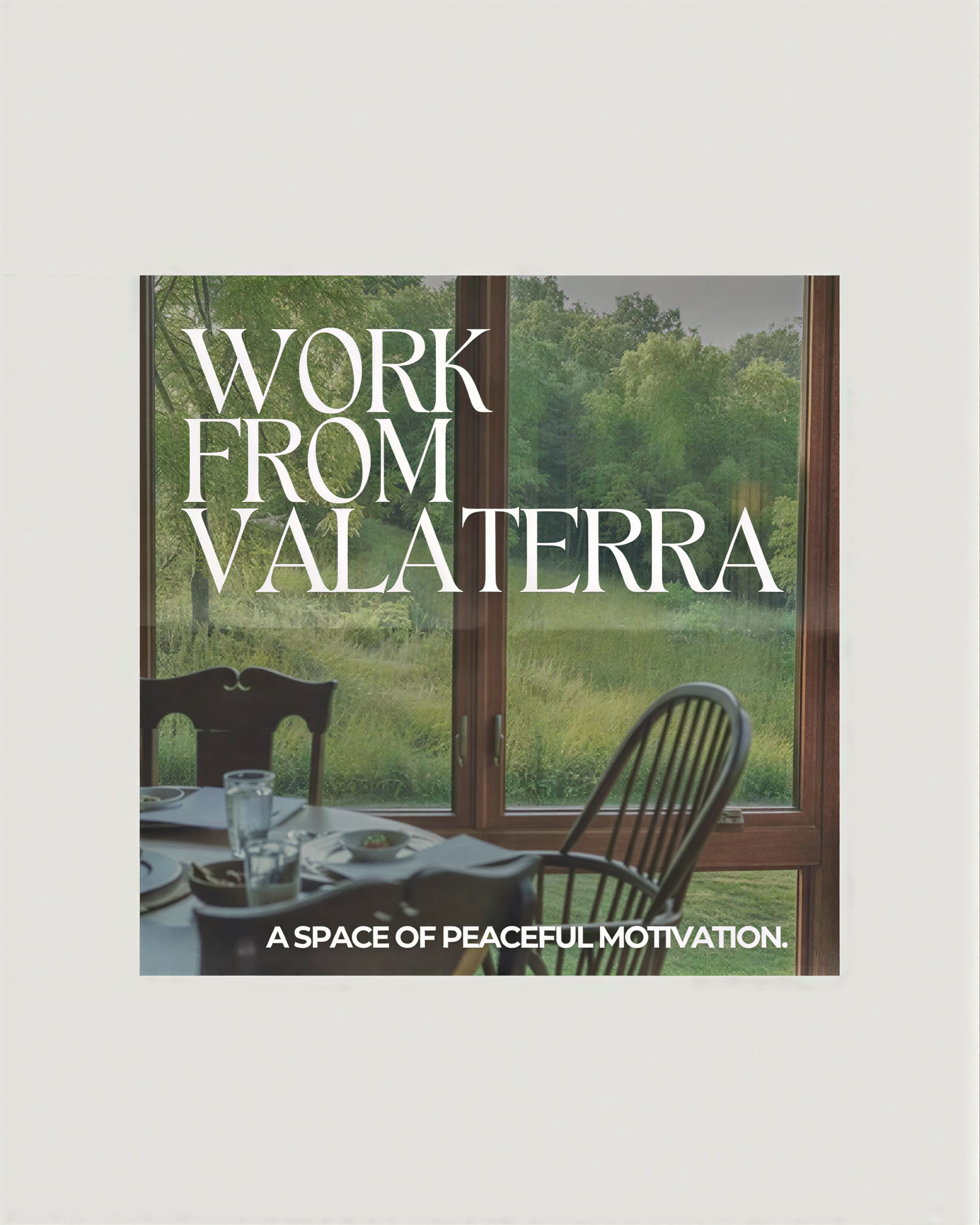 Arbeiten von Valaterra aus — Valaterra - Retreat Venue
