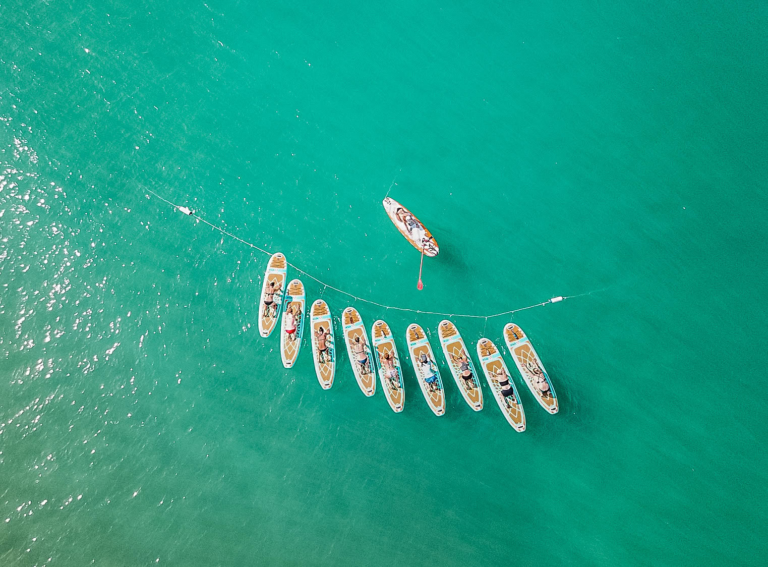 30-Stunden SUP Yoga Teacher Training in Sizilien