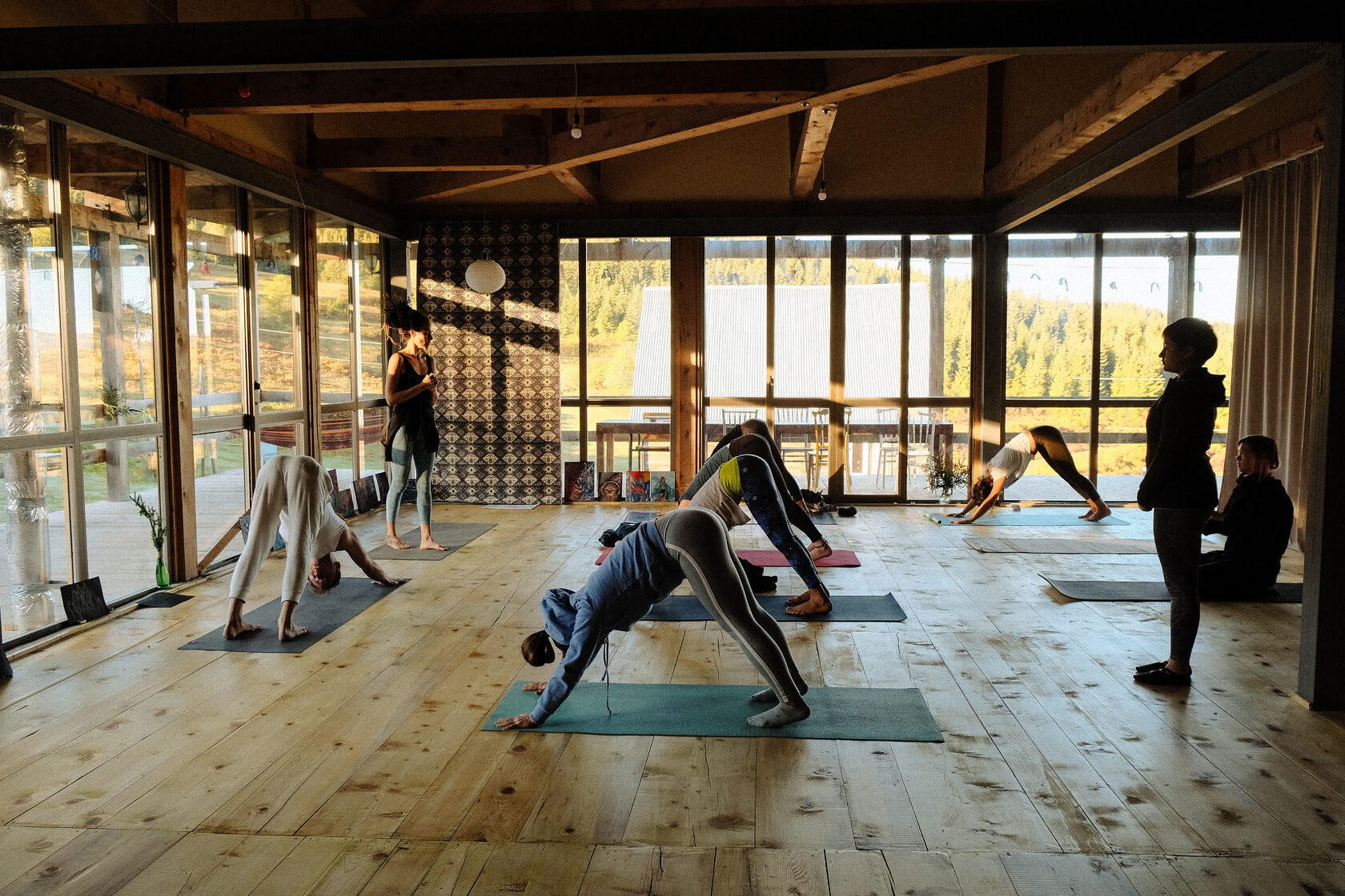 Geerdetes Yoga-Retreat am Wochenende