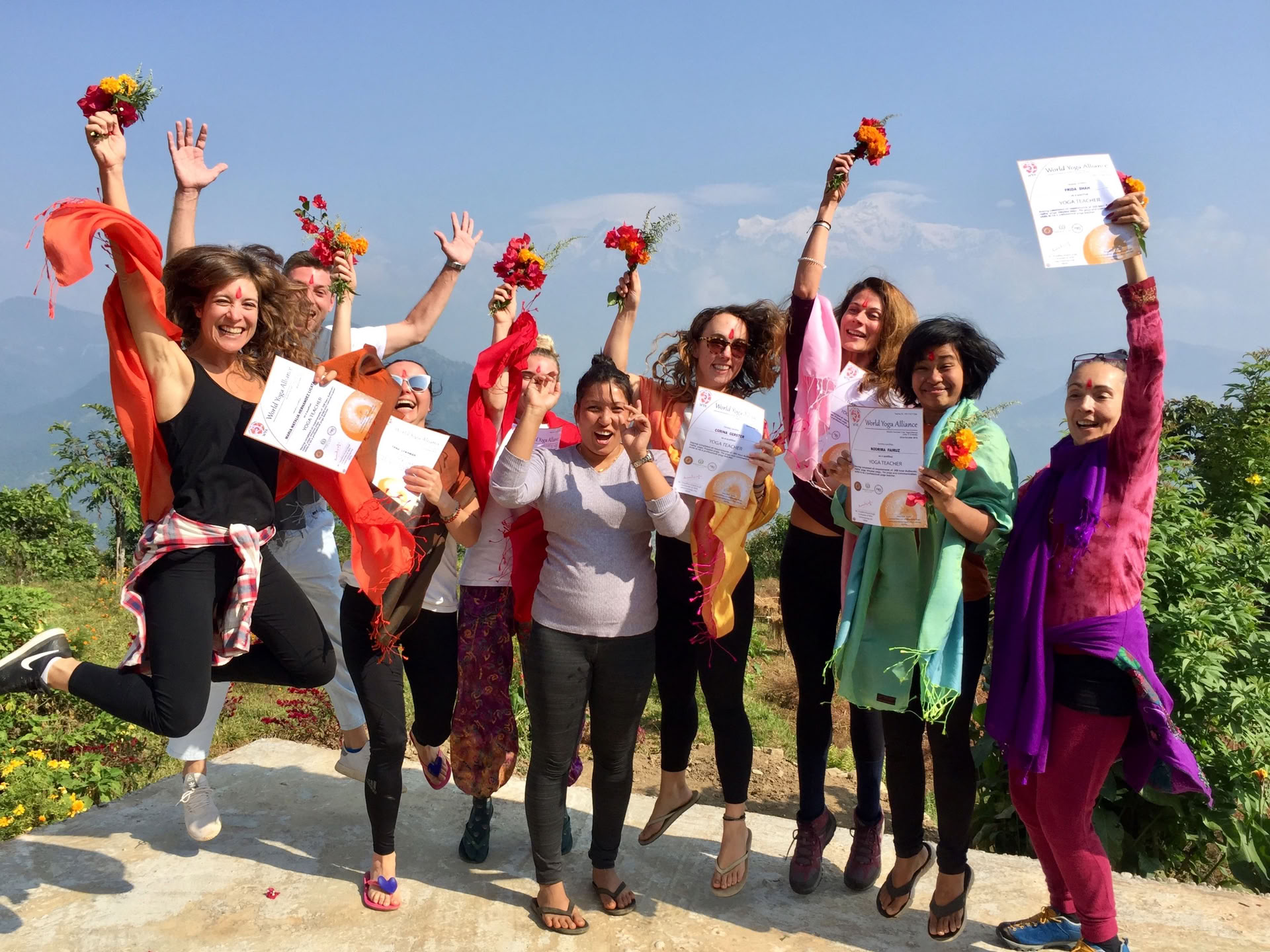 20-tägiger 200-Stunden-Beste-Yoga-Lehrer-Ausbildungskurs in Nepal