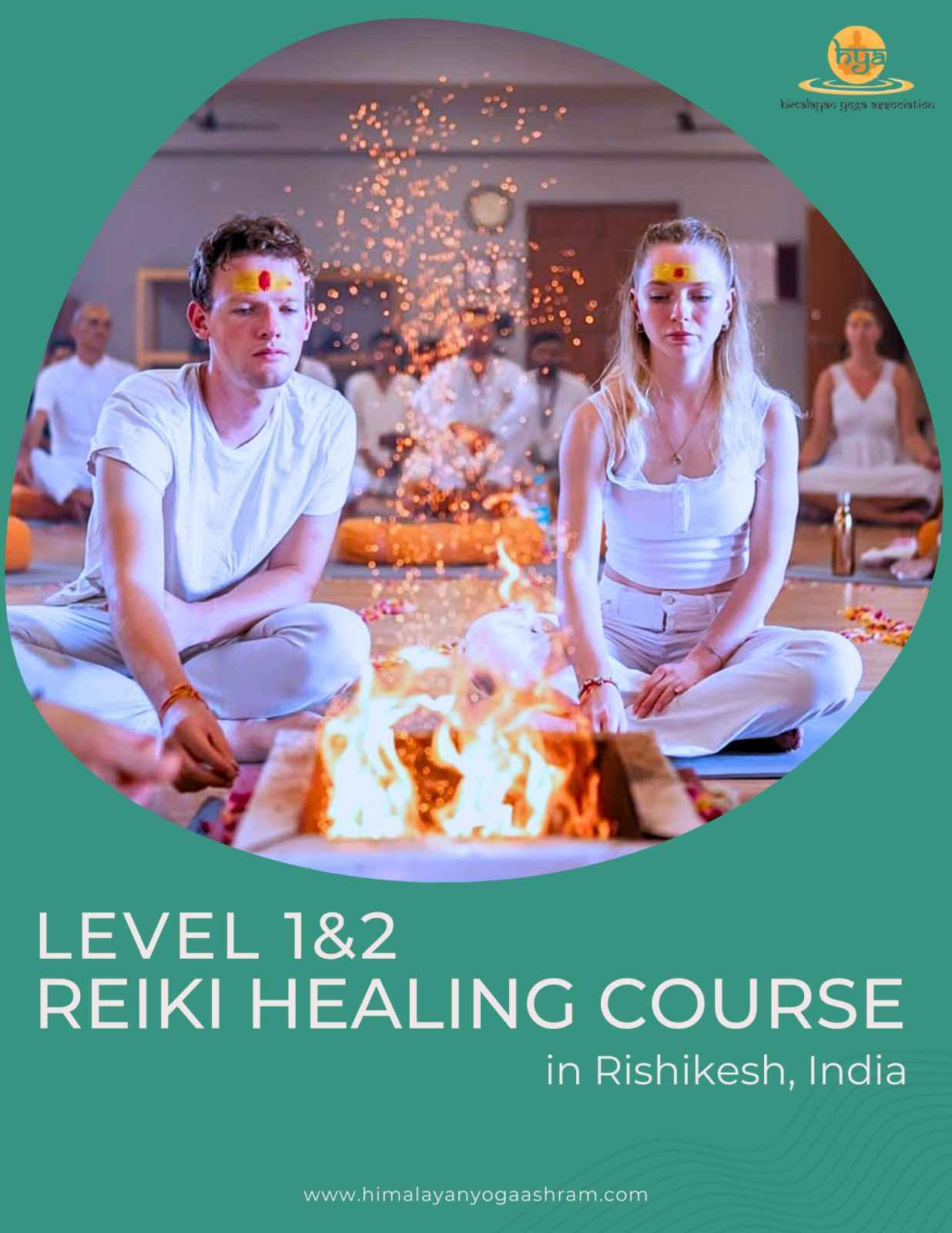 Reiki-Heilungskurs Level 1 & 2 in Rishikesh, Indien HYA