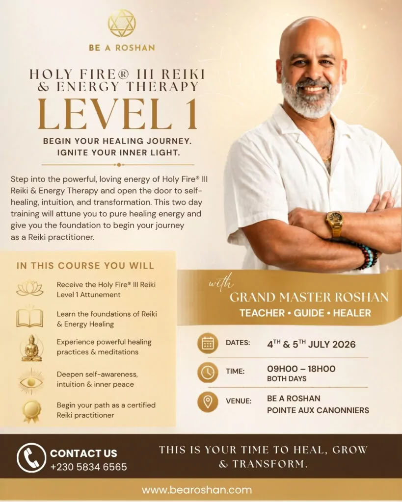 HOLY FIRE® III REIKI & ENERGIE-THERAPIE – LEVEL 1 – MUR 11,385