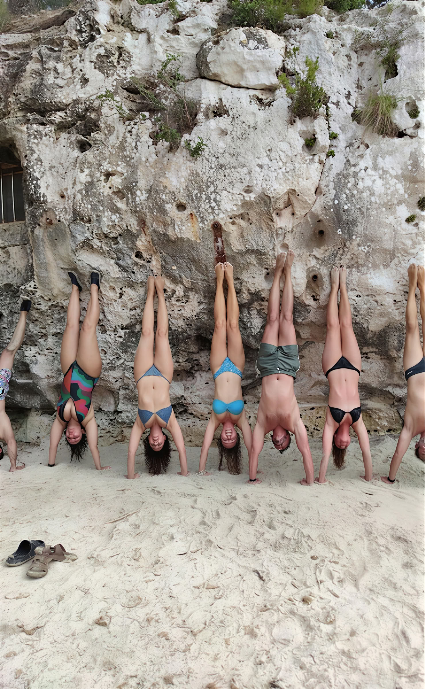 Yoga am Strand