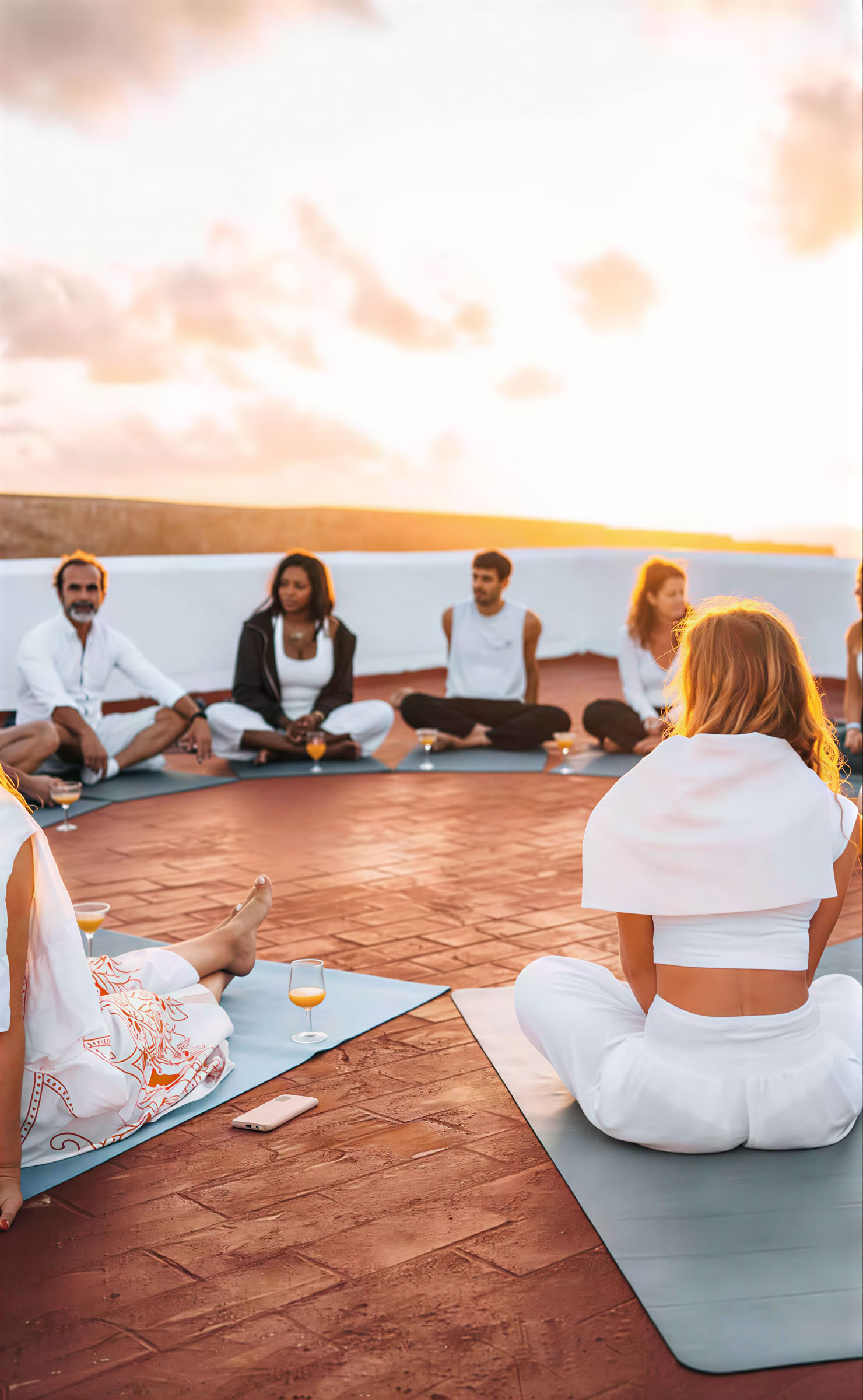 Yoga am Strand