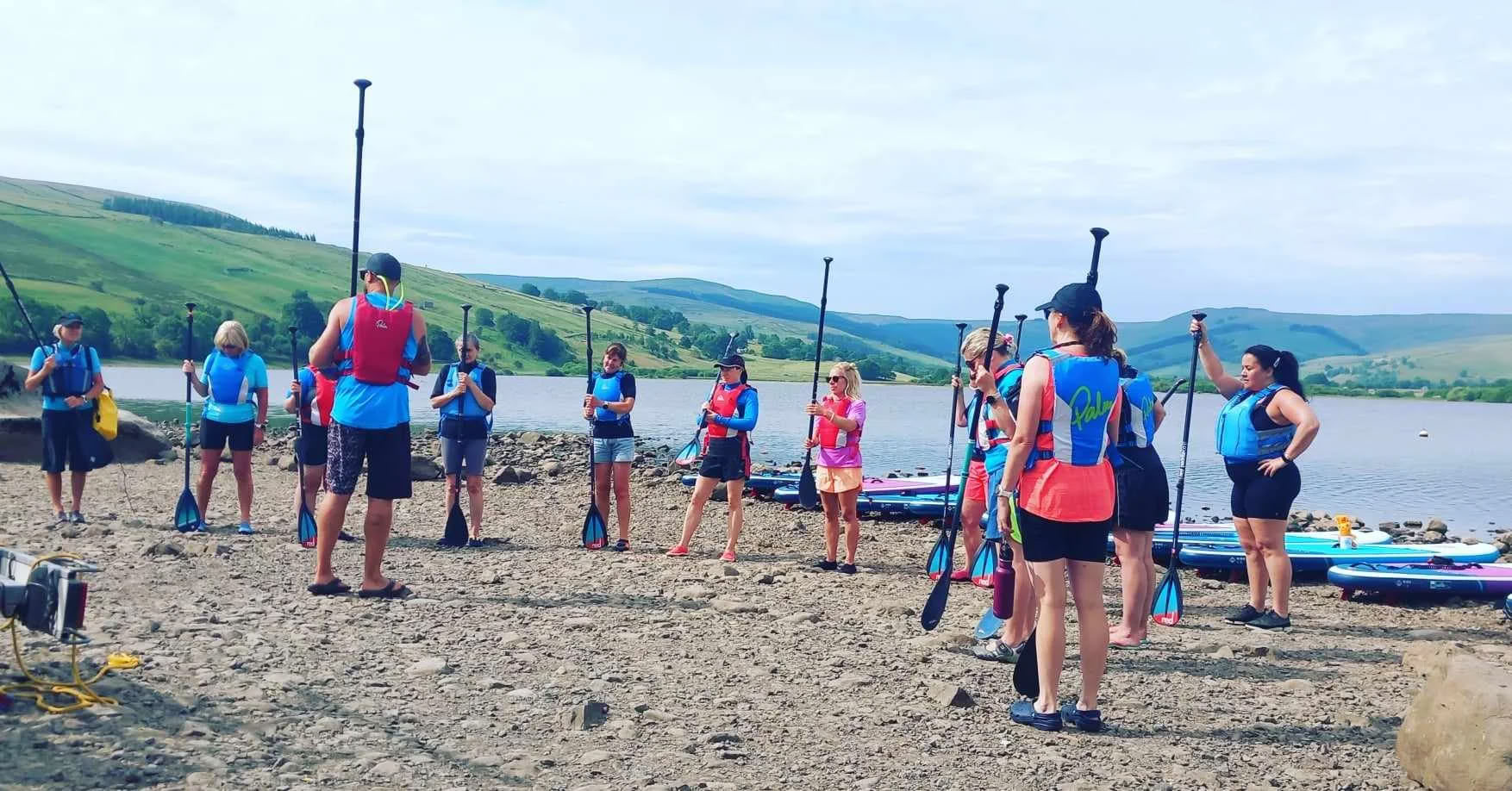 SUP für Anfänger, Yoga, Wildschwimmen & Sauna