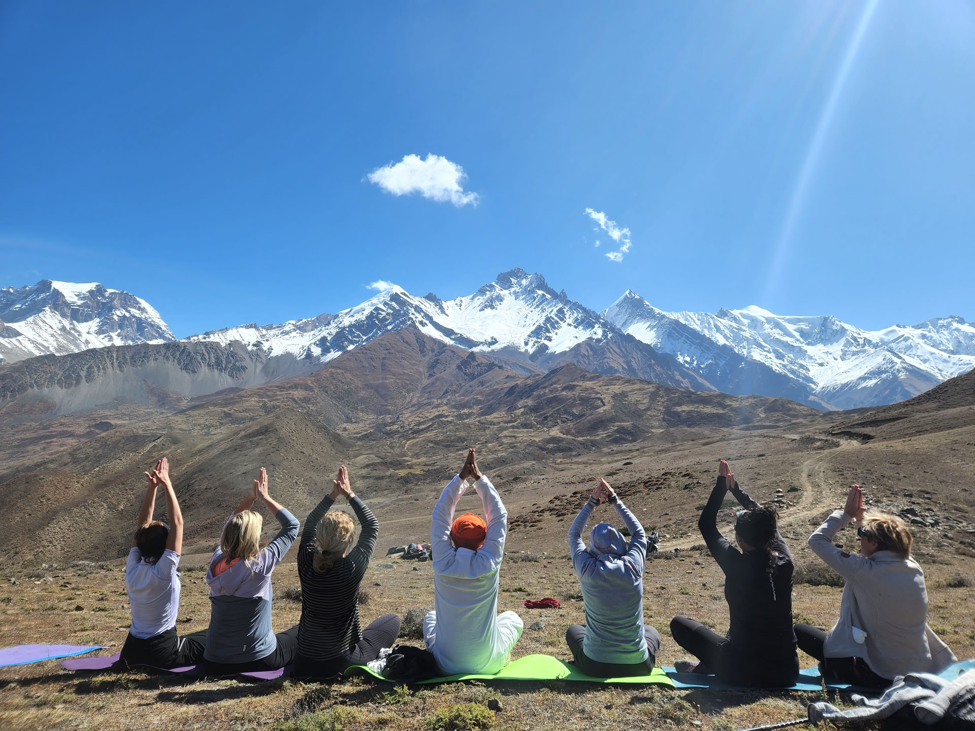 Yoga-Trekking und Seelenpilgerreise ins heilige Land Mustang