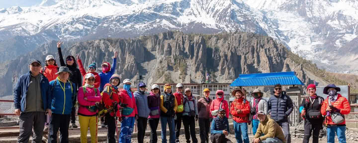 Yoga-Trekking auf dem Annapurna Circuit mit dem Tilicho-See