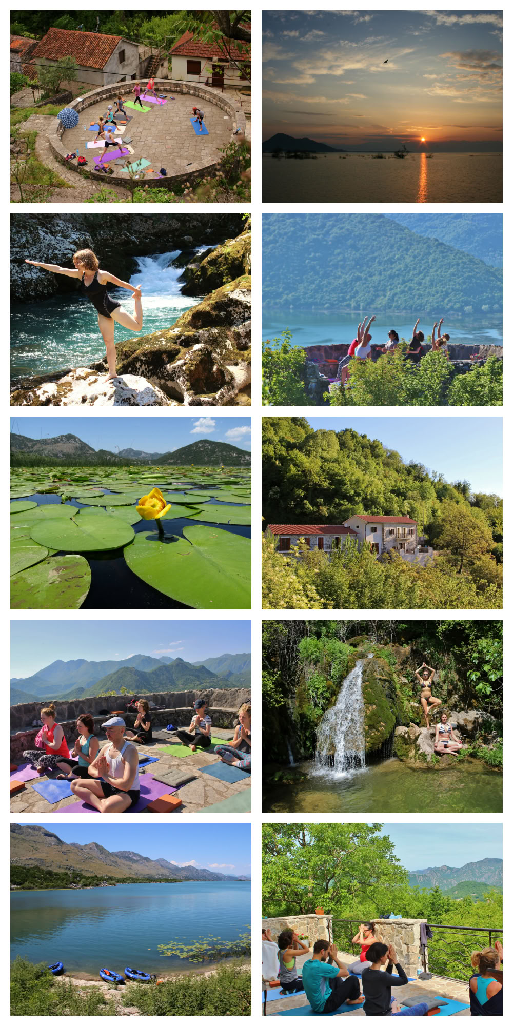 7-tägiger Yoga-Aktivurlaub am Skutarisee, Montenegro