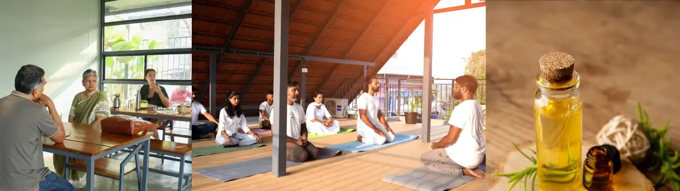 21-tägiges Veda Evolve: Ayur Yoga Ayurveda Wellness- und Verjüngungstherapie mit Yoga Retreat